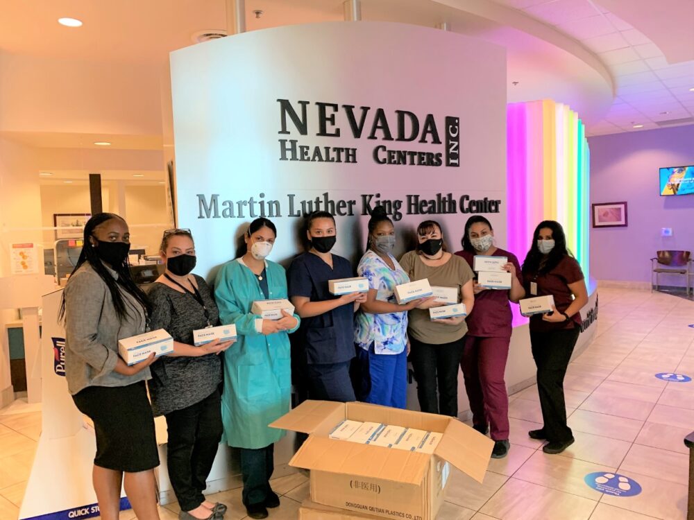 thumbnail_Nevada Health Center mask donation