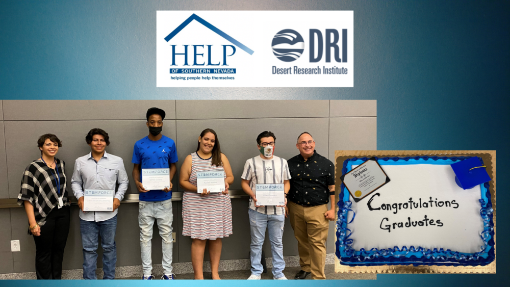 HELP of Southern Nevada and Desert Research Institute Honor Graduates of the 2021 STEM Force Class