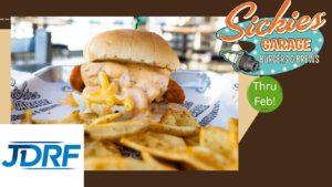JDRF and Sickies Garage Burgers & Brews Teaming Up For A Chicken Sammich' Fundraiser