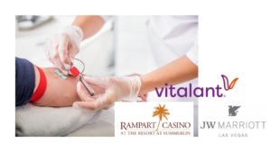 Vitalant, JW Marriott Resort, Rampart Casino Holding Blood Drive January 29th & 30th
