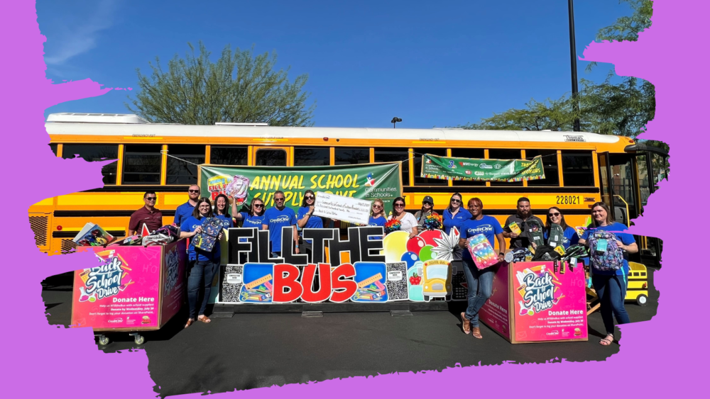 Credit One Bank Donates School Supplies Helping to 'Fill the Bus'