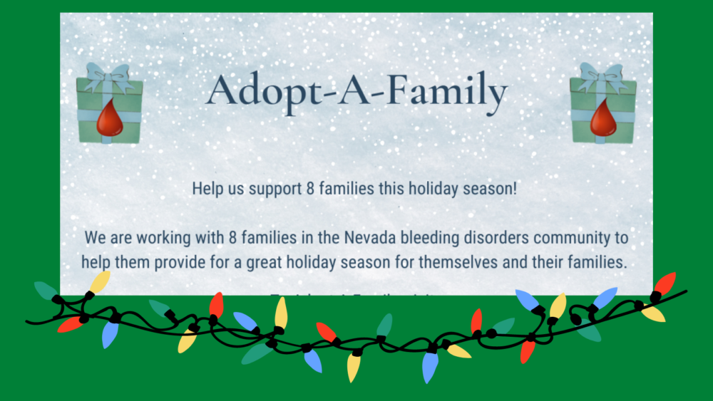 NV Chapter of the National Hemophilia Foundation Announces Adopt-A-Family Holiday Program