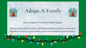NV Chapter of the National Hemophilia Foundation Announces Adopt-A-Family Holiday Program
