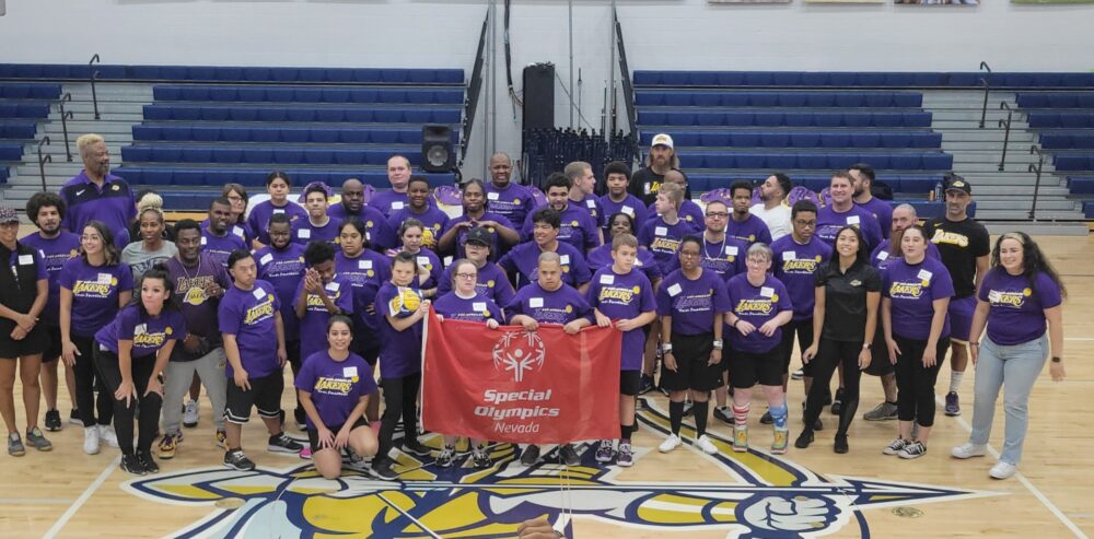 Special Olympics Nevada and Los Angeles Lakers Youth Foundation Host Basketball Clinic