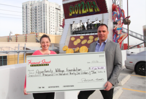 Opportunity Village Receives $17,636 From SlotZilla™!