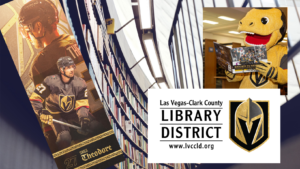 Vegas Gold Knights and LVCC Library District Debut VGK Bookmarks!