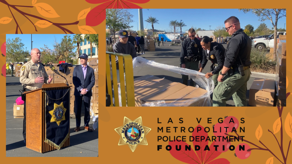 LVMPD Foundation Provides 3,500 Turkey Dinners to Kick Off Holiday Season