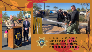 LVMPD Foundation Provides 3,500 Turkey Dinners to Kick Off Holiday Season