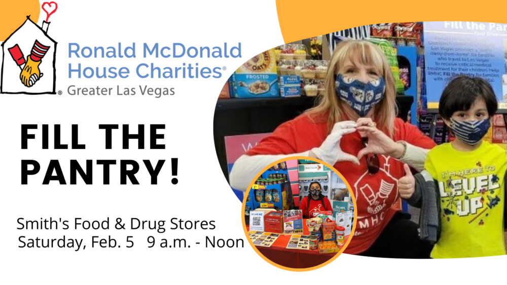 Help Fill The Pantry for RMHC Families on Saturday, February 5!