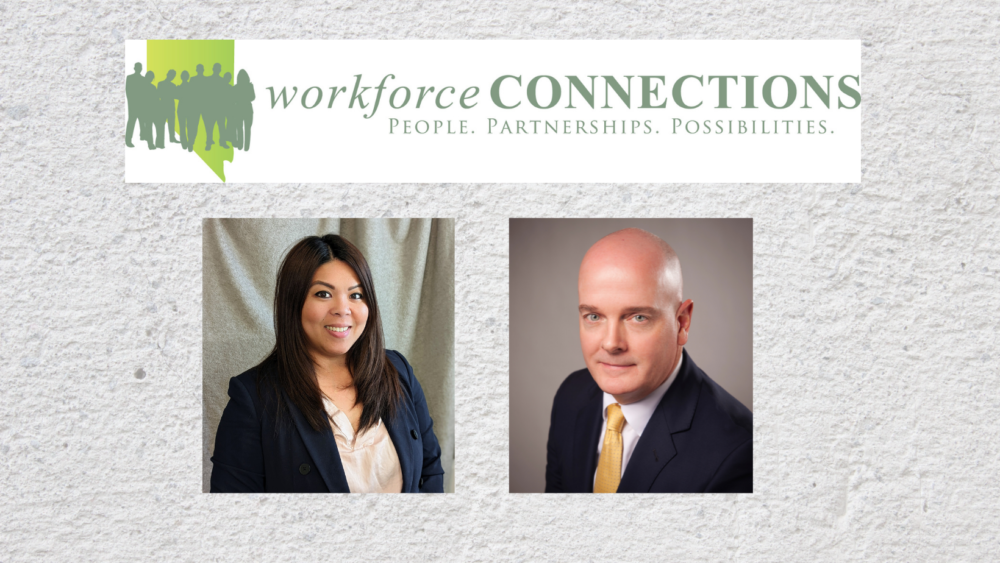 Vegas Golden Knights’ Darlene Navarro and Hightower Las Vegas’ Hugh Anderson join Workforce Connections Board