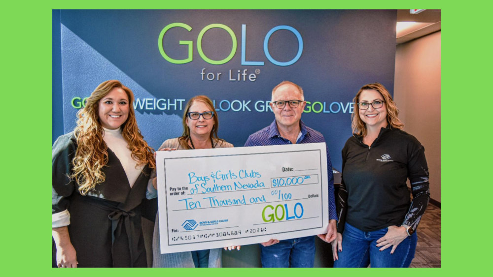Boys & Girls Clubs of Southern Nevada Receives $10,000 from GOLO