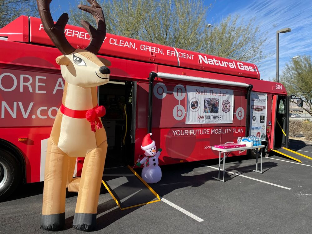 Retired Firefighter Lighting Up The Holiday With Annual "Stuff The Bus" Toy Drive