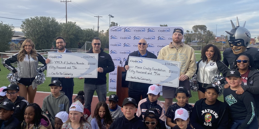 Credit One Bank and Maxx Crosby Team Up For One For The Community.jpg