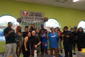 Shannon West Homeless Youth Center Treated to Extra Special Football Season Kickoff