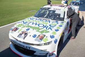 NASCAR Driver Joe Gase Honors Donors And Nevada Donor Network During South Point 400