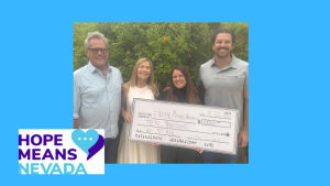 Hope Means Nevada Receives Donation From The Kevin Geary Foundation