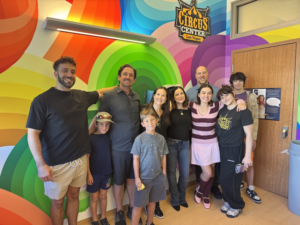 Cure 4 The Kids Foundation & The Las Vegas Circus Center Debut Artistic Themed Patient Exam Room
